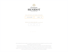 Tablet Screenshot of champagne-henriot.com